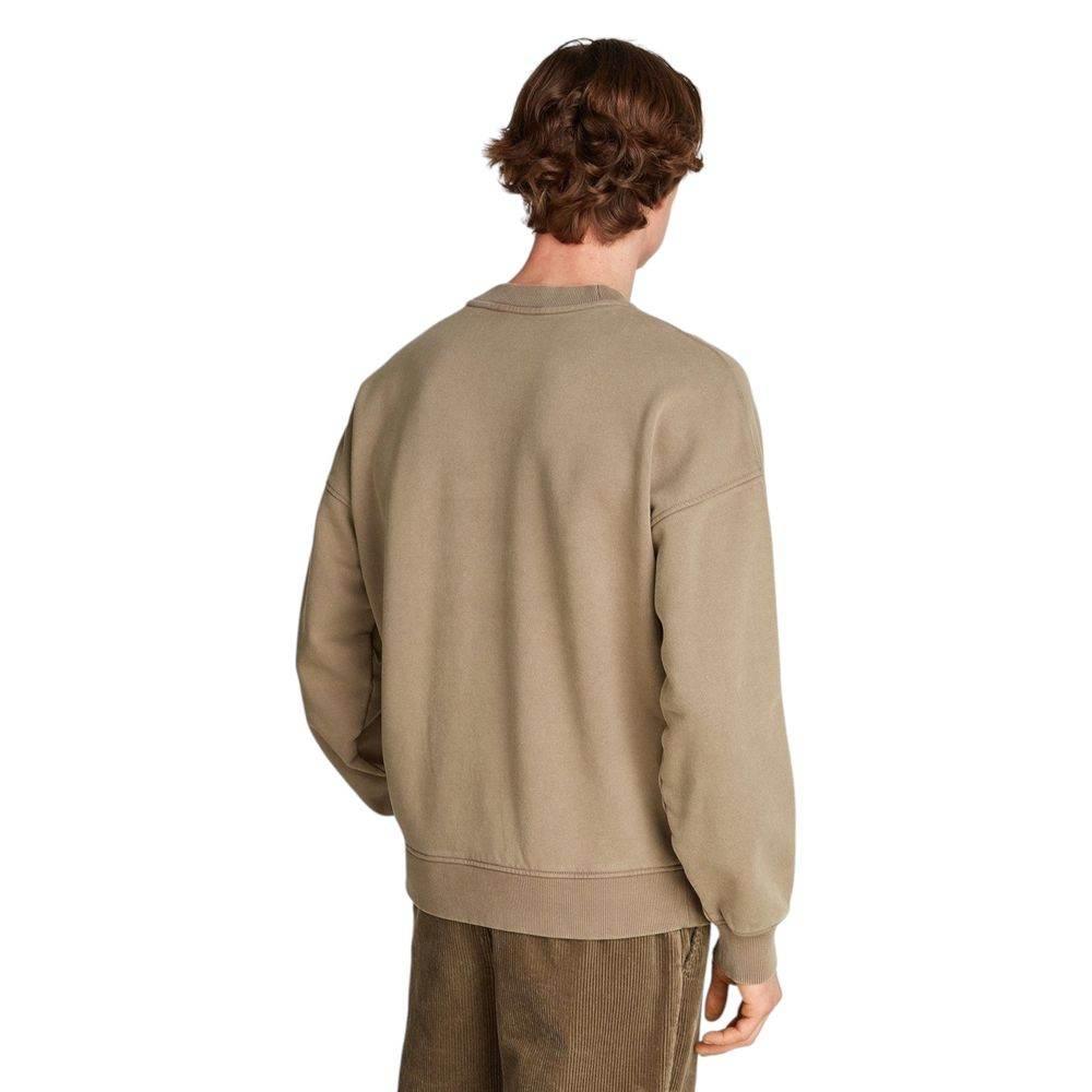 Calvin Klein Jeans Beige Cotton Sweatshirt - Hilstor