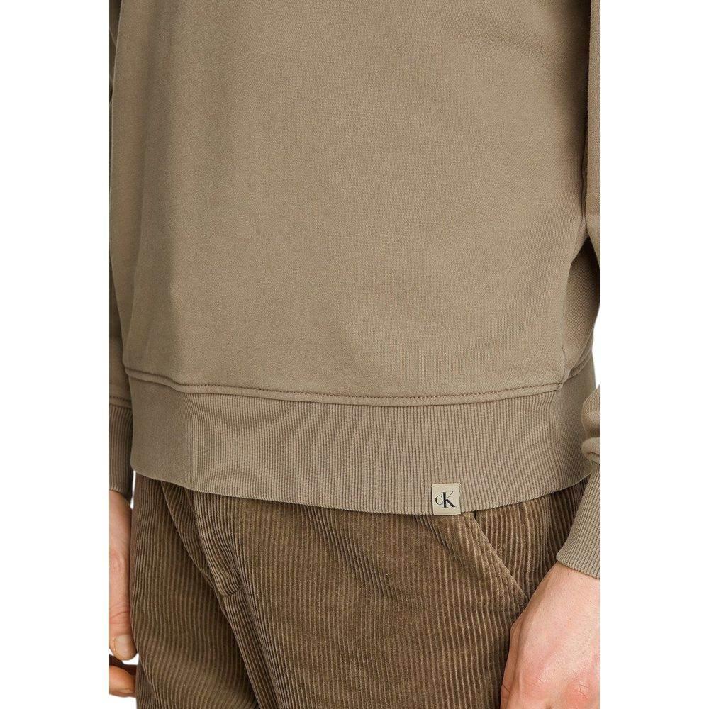 Calvin Klein Jeans Beige Cotton Sweatshirt - Hilstor