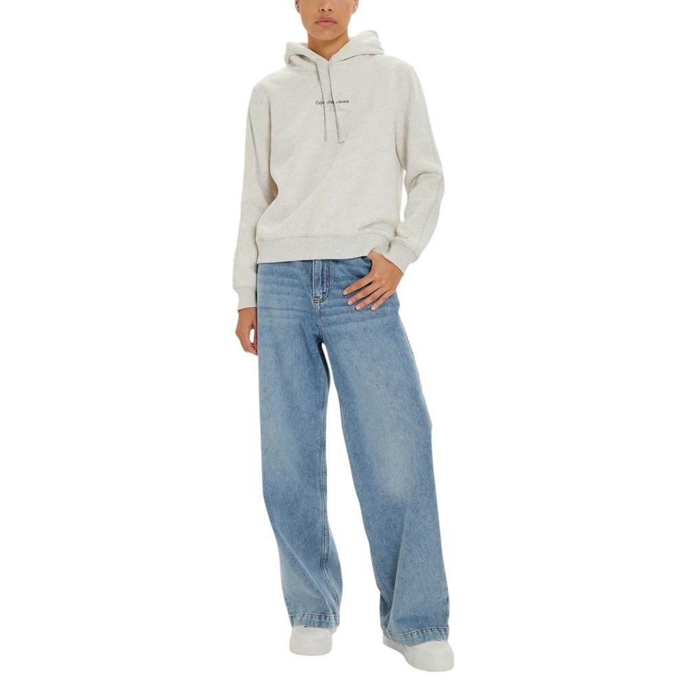 Calvin Klein Jeans Gray Cotton Sweater - Hilstor