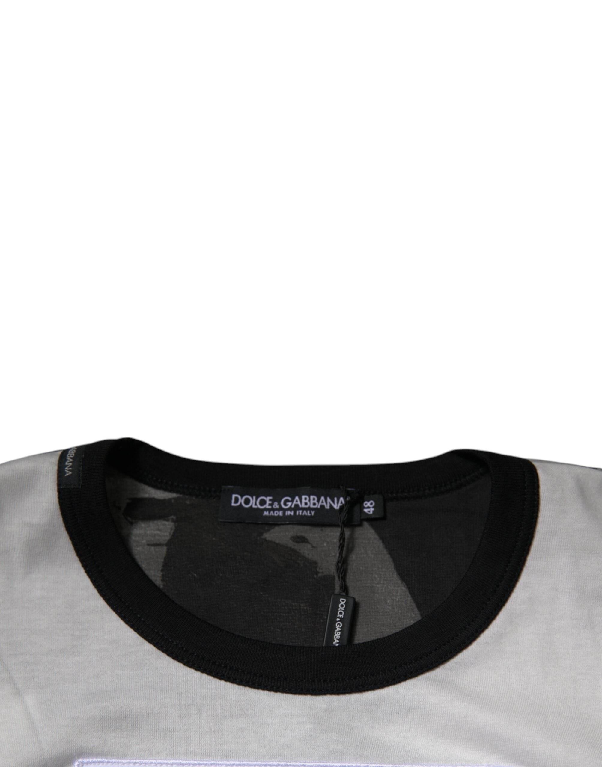 Dolce & Gabbana Multicolor Camouflage Crew Neck T-shirt - Hilstor
