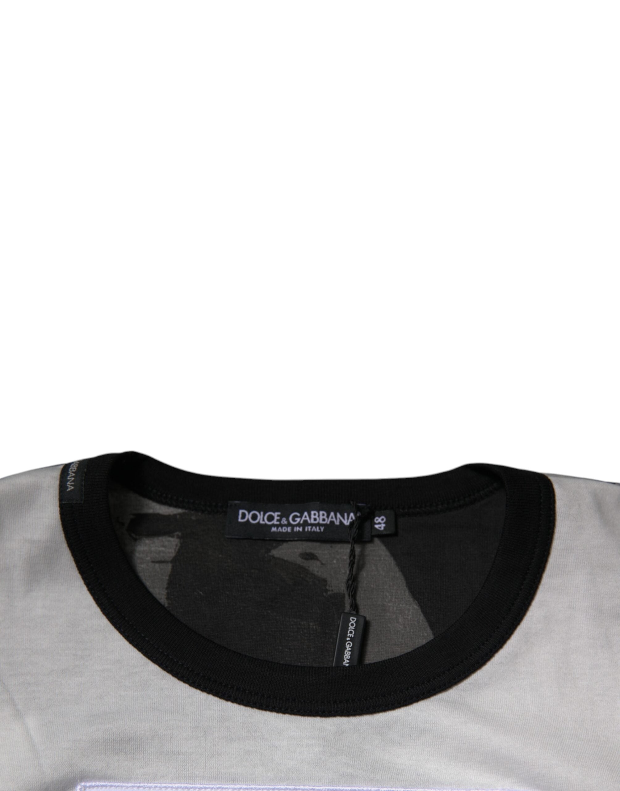 Dolce &amp; Gabbana flerfärgad kamouflage rundhalsad t-shirt