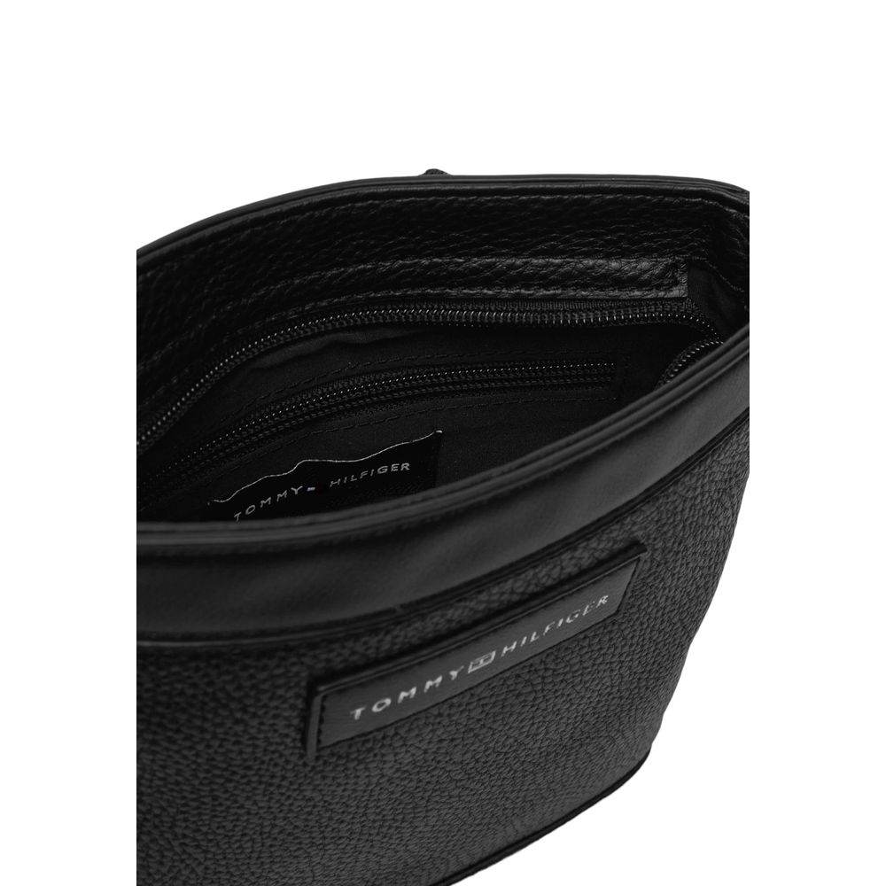 Tommy Hilfiger Black Polyethylene Messenger Bag - Hilstor