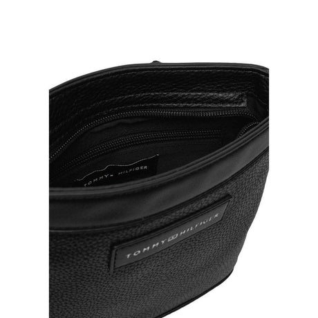 Tommy Hilfiger Black Polyethylene Messenger Bag - Hilstor