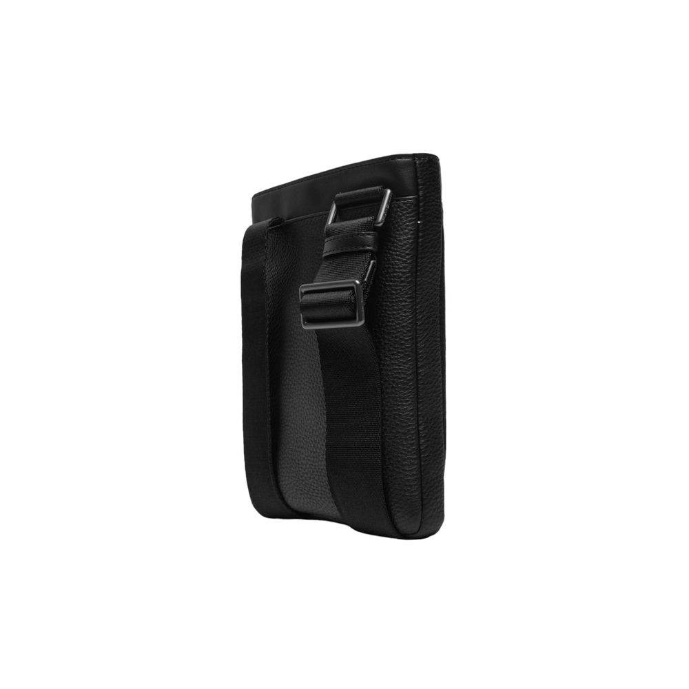 Tommy Hilfiger Black Polyethylene Messenger Bag - Hilstor