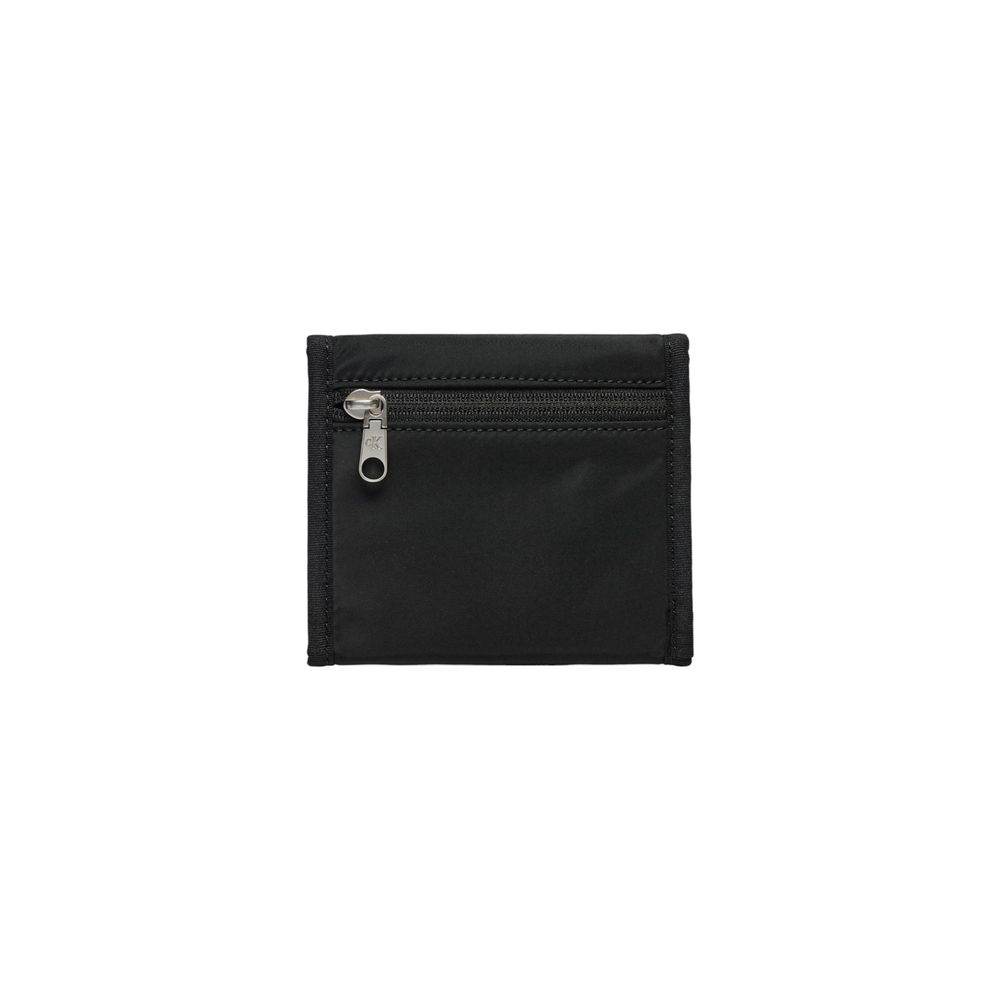 Calvin Klein Jeans Black Recycled Polyester Wallet - Hilstor