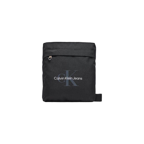 Calvin Klein Jeans Black Recycled Polyester Messenger Bag - Hilstor