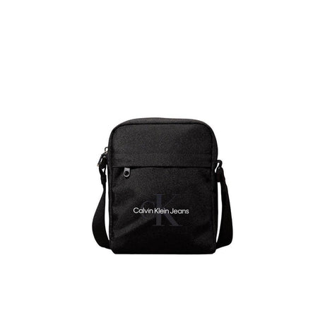 Calvin Klein Black Recycled Polyester Messenger Bag - Hilstor