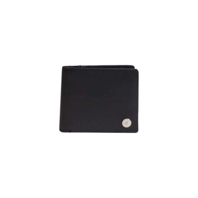 Calvin Klein Jeans Black Leather Wallet - Hilstor