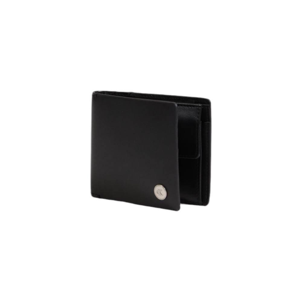 Calvin Klein Jeans Black Leather Wallet - Hilstor