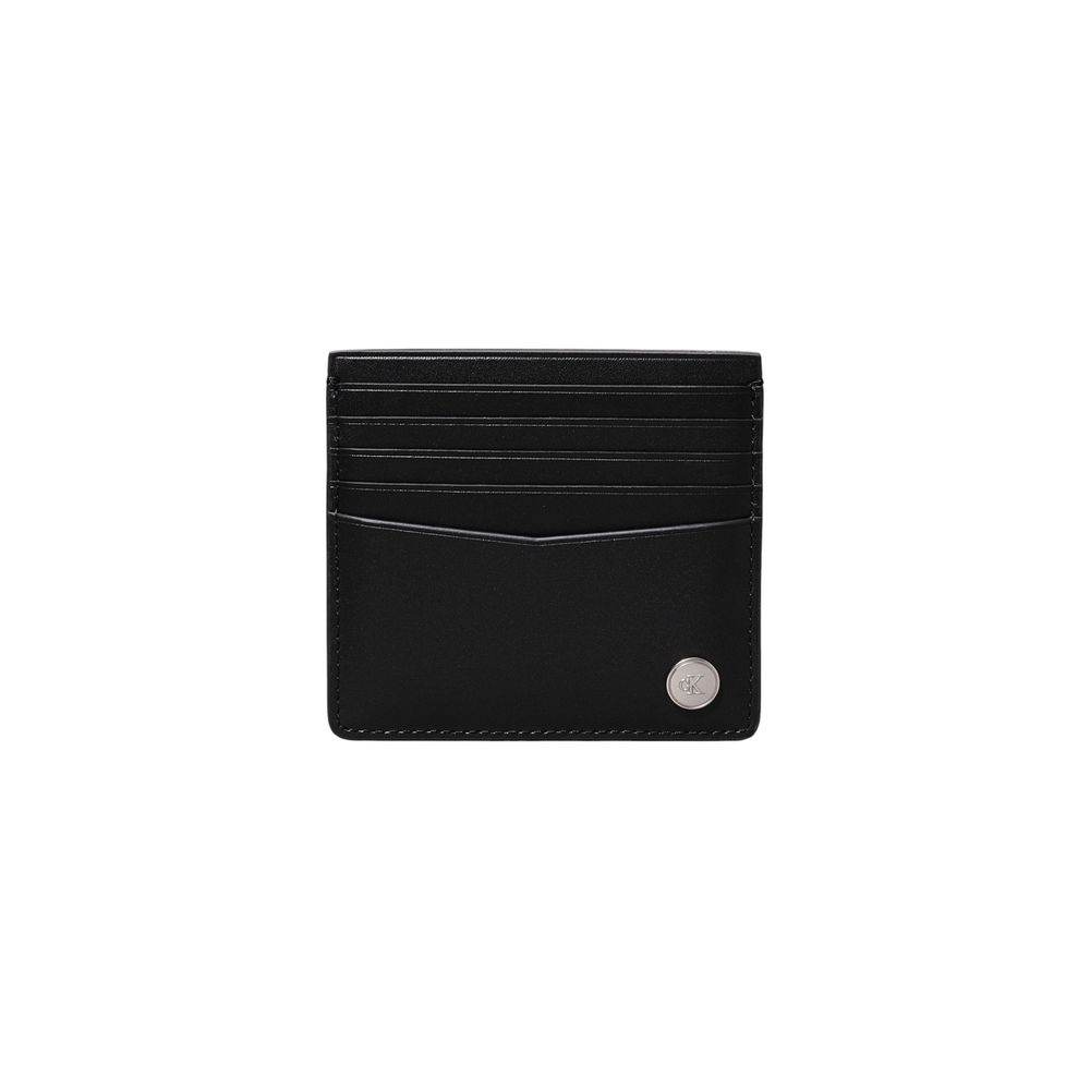 Calvin Klein Jeans Black Leather Wallet - Hilstor