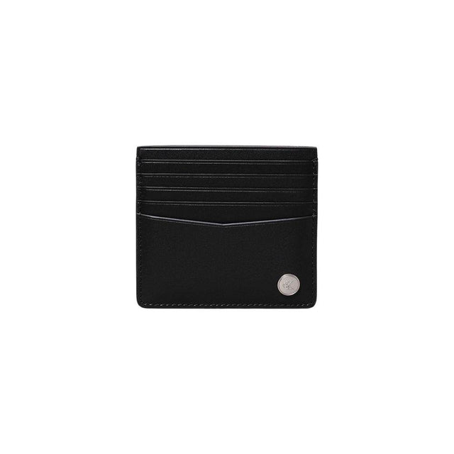 Calvin Klein Jeans Black Leather Wallet - Hilstor