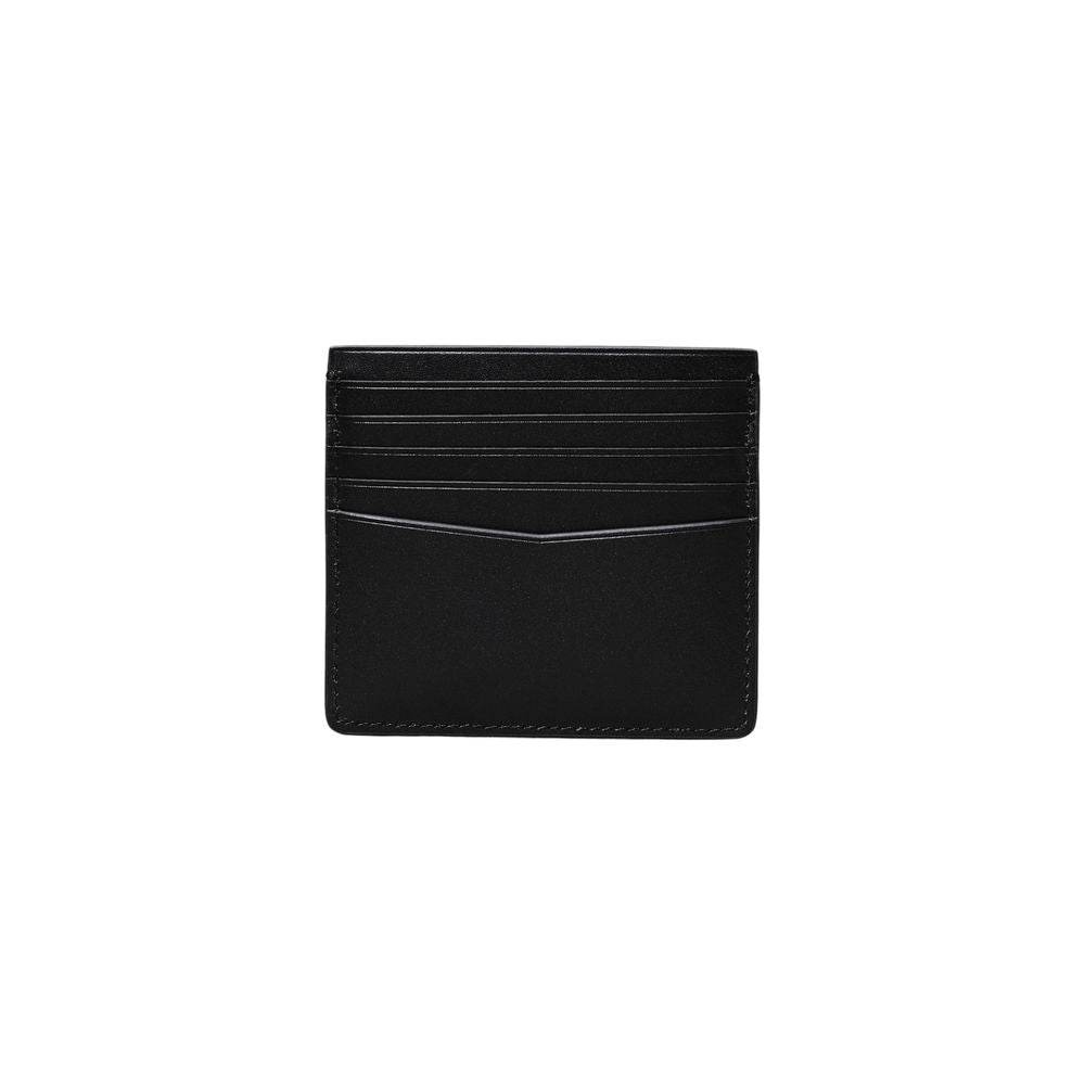 Calvin Klein Jeans Black Leather Wallet - Hilstor