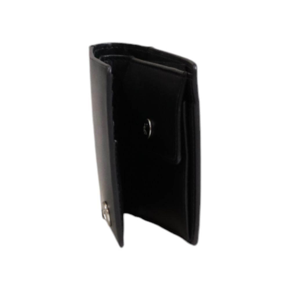 Calvin Klein Jeans Black Leather Wallet - Hilstor