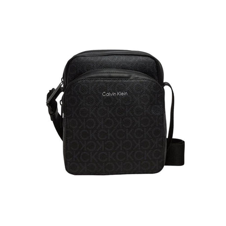 Calvin Klein Black Recycled Polyester Messenger Bag - Hilstor