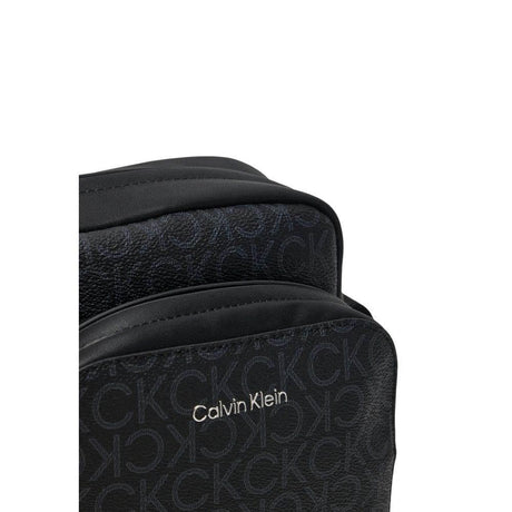 Calvin Klein Black Recycled Polyester Messenger Bag - Hilstor