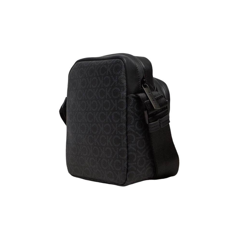 Calvin Klein Black Recycled Polyester Messenger Bag - Hilstor