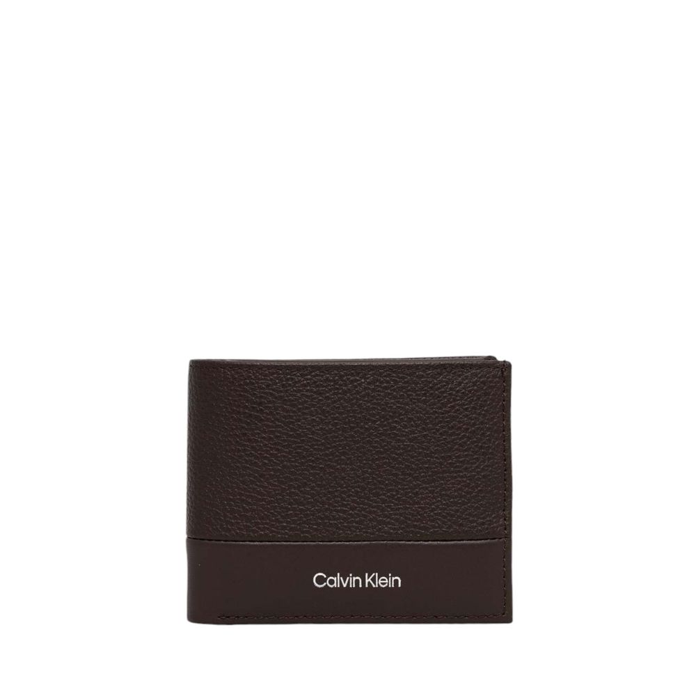 Calvin Klein brun læderpung