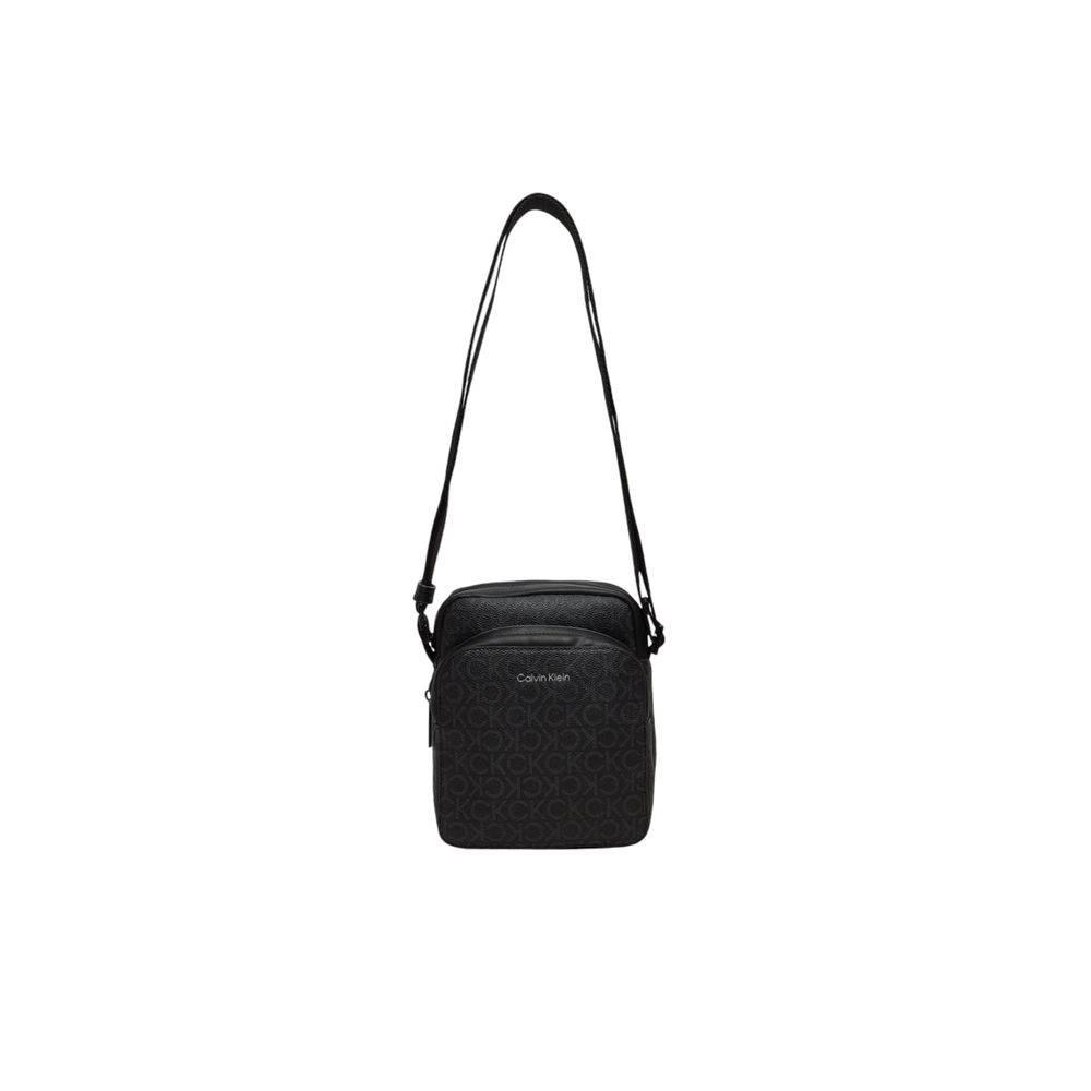 Calvin Klein Black Recycled Polyester Messenger Bag - Hilstor