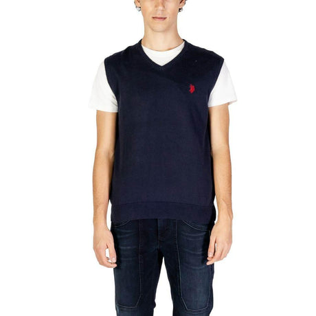 U.S. POLO ASSN. Blue Cotton Vest - Hilstor
