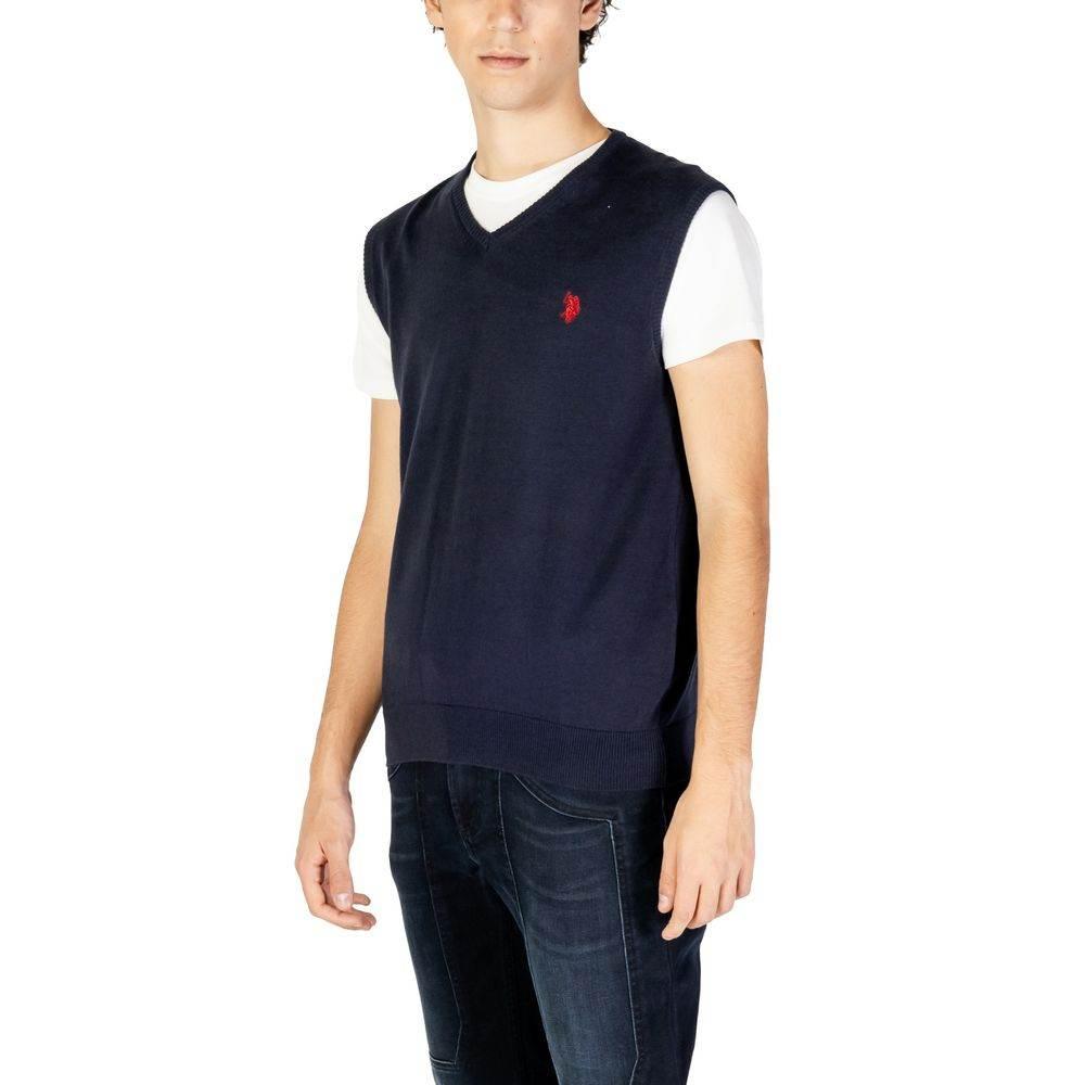 U.S. POLO ASSN. Blue Cotton Vest - Hilstor