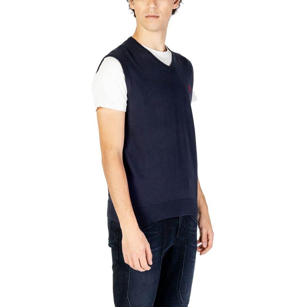 U.S. POLO ASSN. Blue Cotton Vest - Hilstor