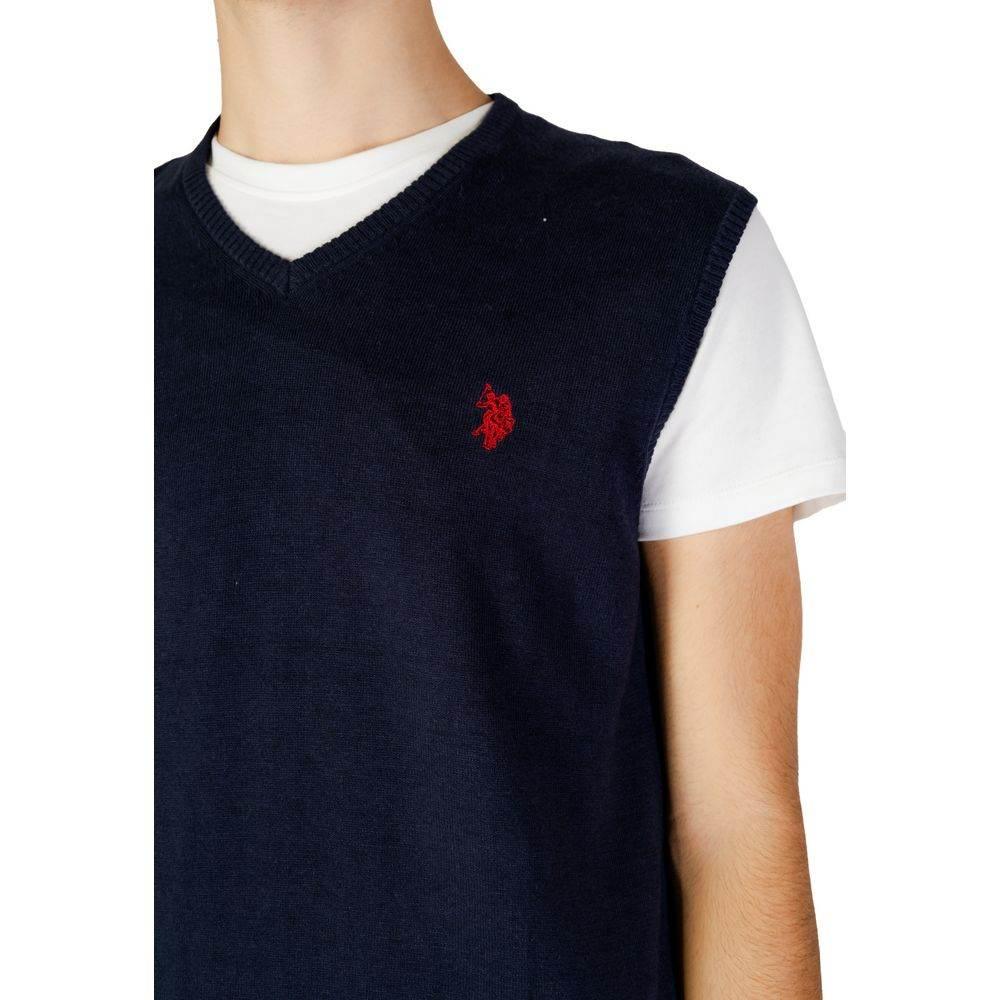 U.S. POLO ASSN. Blue Cotton Vest - Hilstor