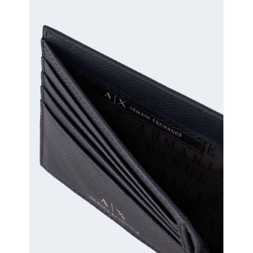 Armani Exchange sort læderpung