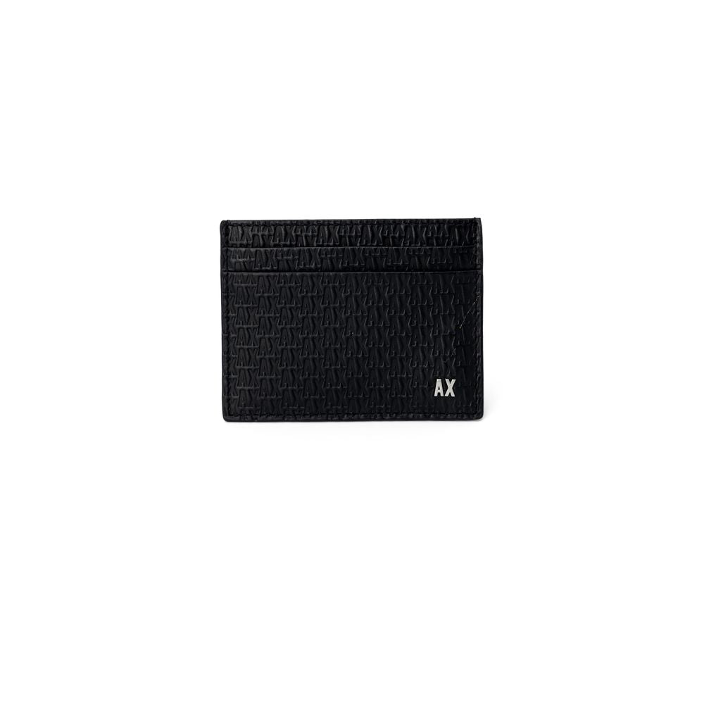 Armani Exchange sort læderpung