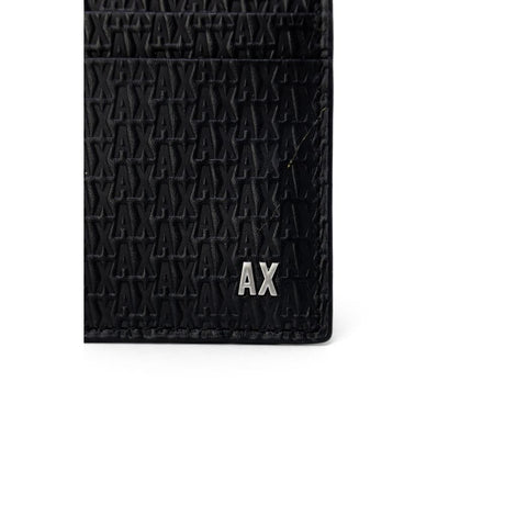 Armani Exchange sort læderpung