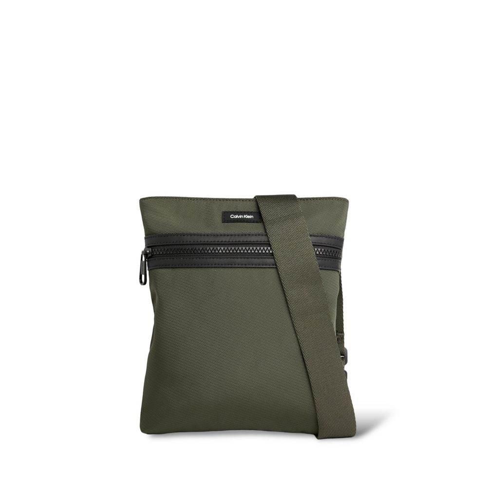 Calvin Klein Green Recycled Polyester Messenger Bag - Hilstor