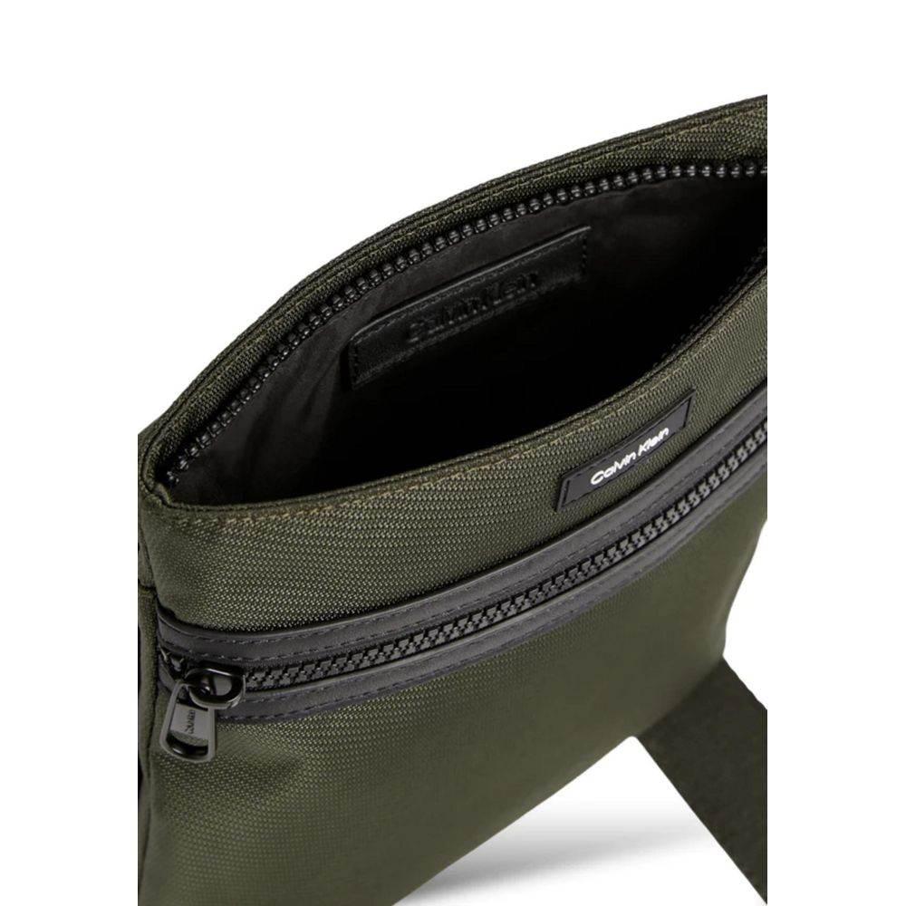Calvin Klein Green Recycled Polyester Messenger Bag - Hilstor