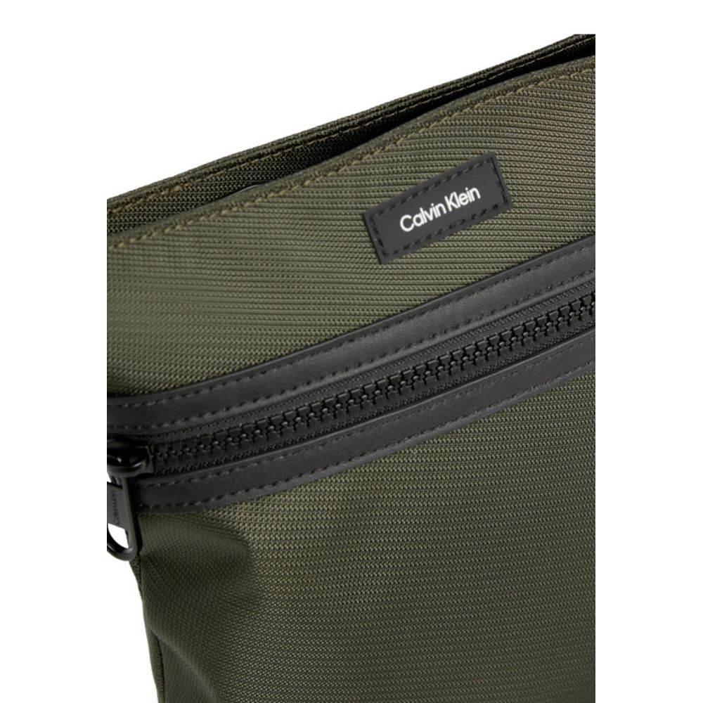 Calvin Klein Green Recycled Polyester Messenger Bag - Hilstor