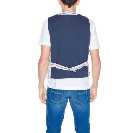 Gianni Lupo Beige Cotton Vest - Hilstor