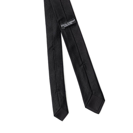 Dolce & Gabbana Black Silk Ties & Bowty - Hilstor