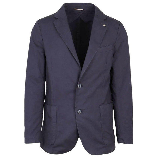 AT.P.CO Blue Cotton Women Blazer - Hilstor