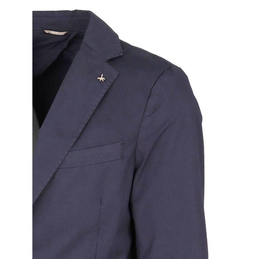 AT.P.CO Blue Cotton Women Blazer - Hilstor