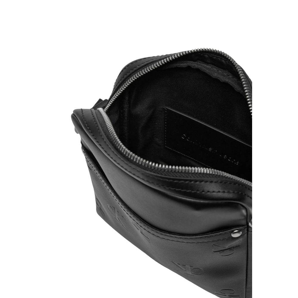 Calvin Klein Black Polyethylene Messenger Bag - Hilstor