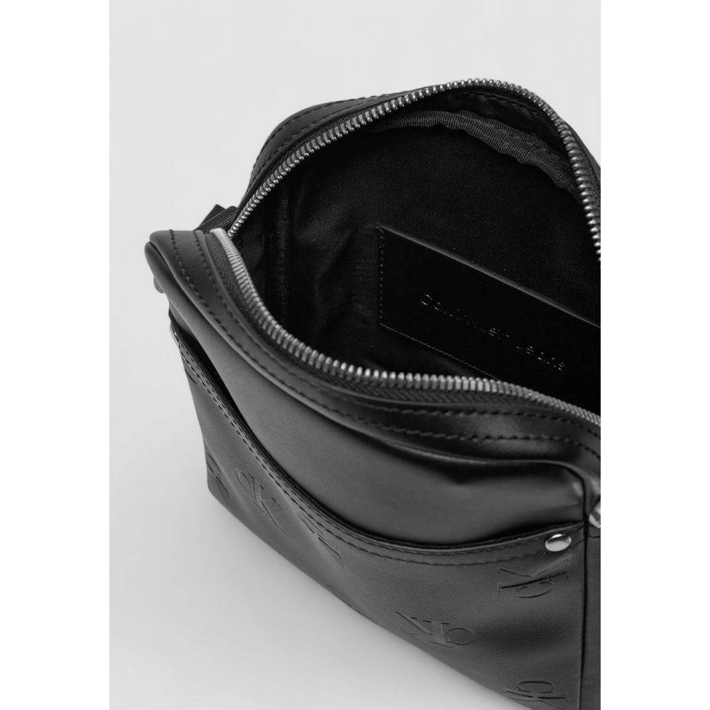 Calvin Klein Black Polyethylene Messenger Bag - Hilstor