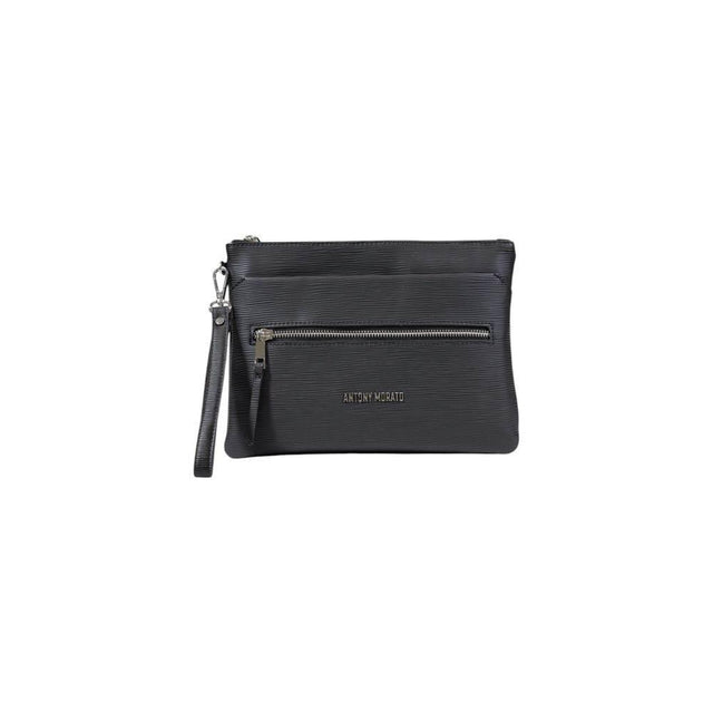 Antony Morato Black Polyethylene Messenger Bag - Hilstor