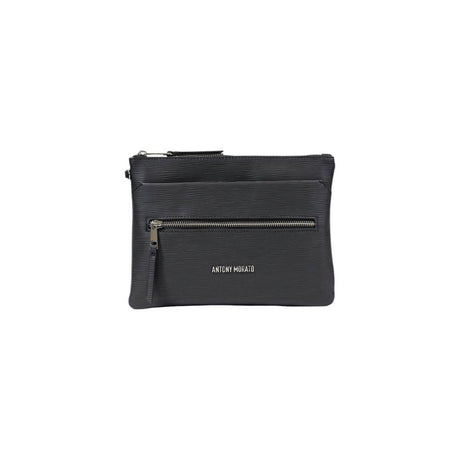 Antony Morato Black Polyethylene Messenger Bag - Hilstor