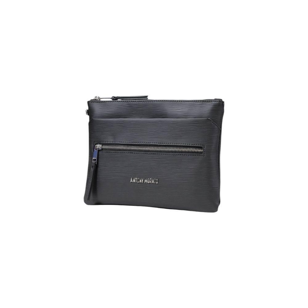 Antony Morato Black Polyethylene Messenger Bag - Hilstor