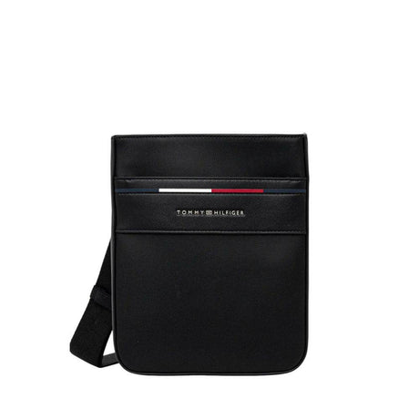 Tommy Hilfiger Black Polyethylene Messenger Bag - Hilstor