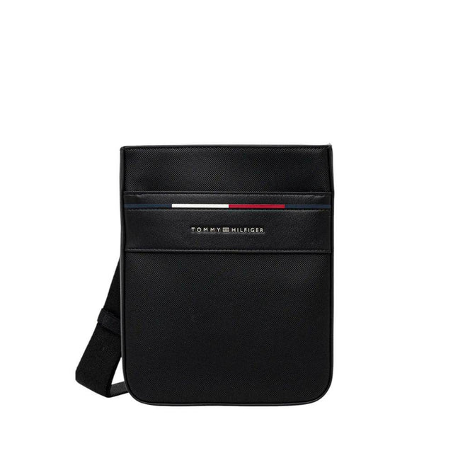 Tommy Hilfiger Black Polyethylene Messenger Bag - Hilstor