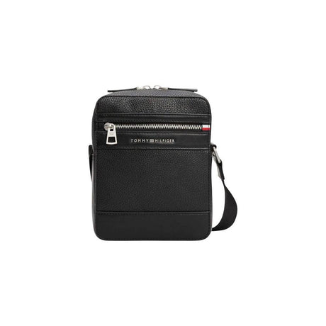 Tommy Hilfiger Black Polyethylene Messenger Bag - Hilstor