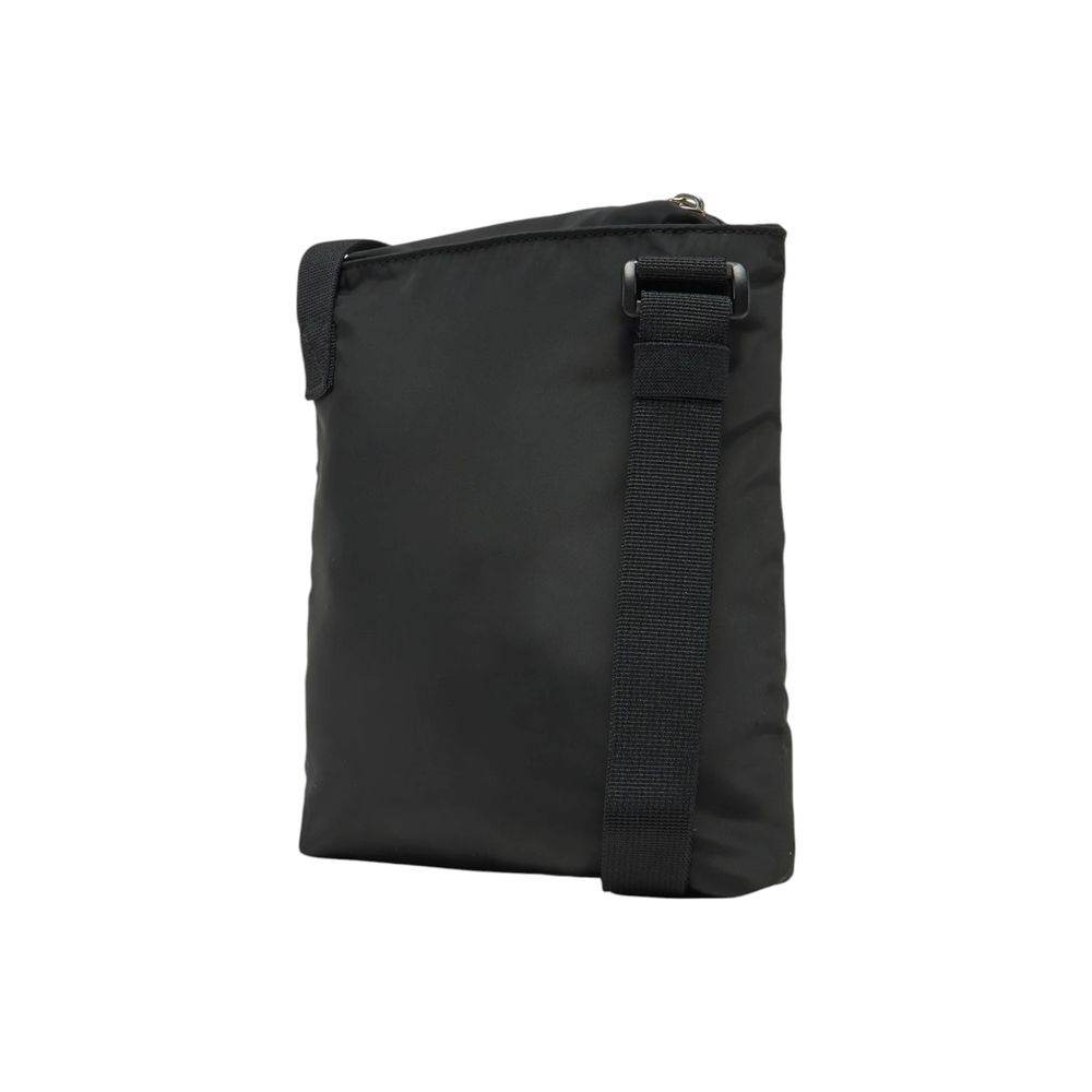 Calvin Klein Jeans Black Recycled Polyester Messenger Bag - Hilstor