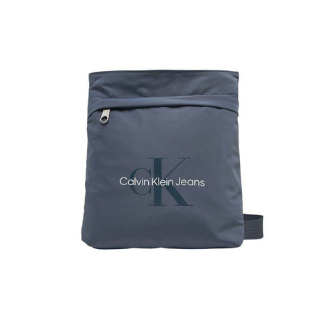 Calvin Klein Jeans Blue Recycled Polyester Messenger Bag - Hilstor