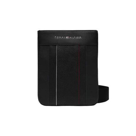 Tommy Hilfiger Black Polyethylene Messenger Bag - Hilstor