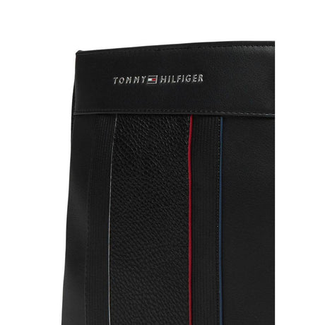 Tommy Hilfiger Black Polyethylene Messenger Bag - Hilstor