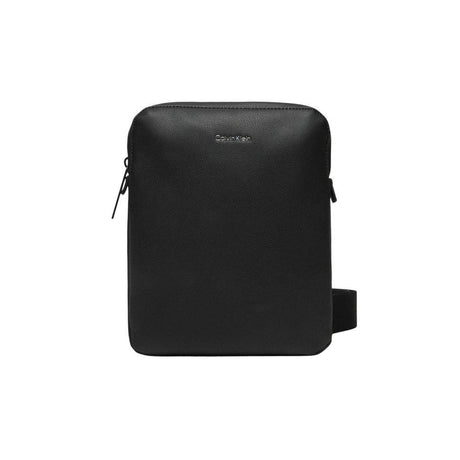 Calvin Klein Black Recycled Polyester Messenger Bag - Hilstor
