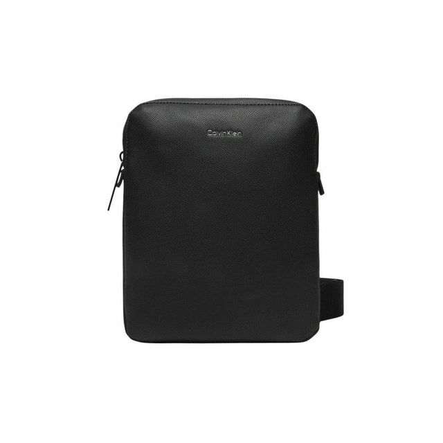 Calvin Klein Black Recycled Polyester Messenger Bag - Hilstor